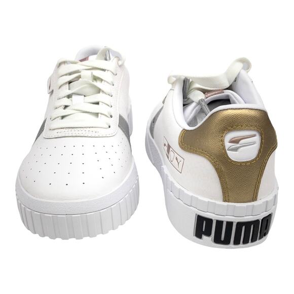 PUMA Cali Hacked Metallic Gold White Sneakers Women's size  8 - Picture 6 of 12